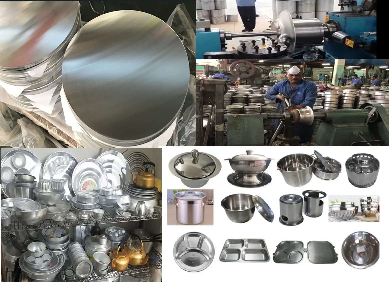 spinning aluminum circle