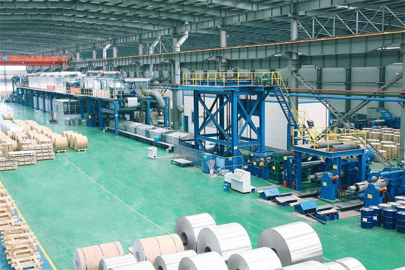 Aluminum processing and handling line