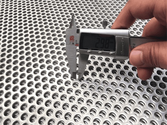 Perforated aluminum sheet